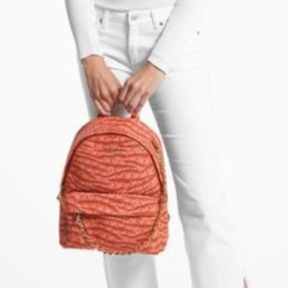 🔥NeW! Michael Kors Animal Print Backpack &amp; Card Case - Picture 5 of 16